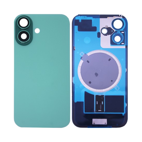 Back Cover+Camera Lens Apple iPhone 16 Teal Back Cover+Camera Lens Apple iPhone 16 Teal